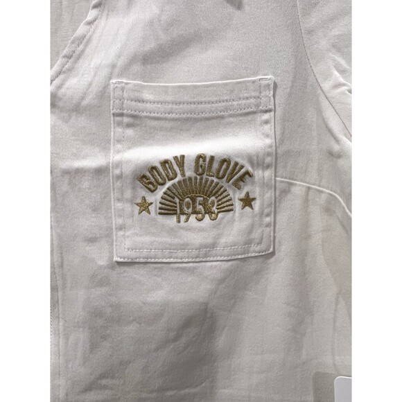 Body Glove Radiant Coveralls in Cream Women Size Medium Romper Zip NWT - Picture 9 of 15